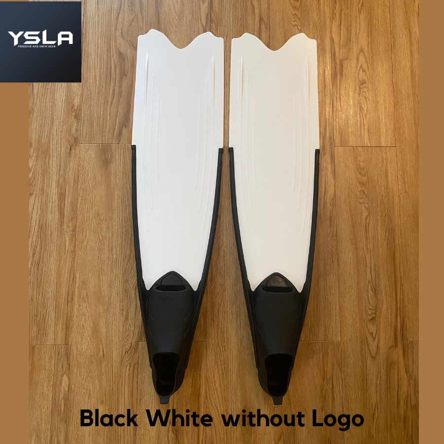 Wave Ysla Freedive and Spearfishing Long Freediving Fins Black Foot Pocket