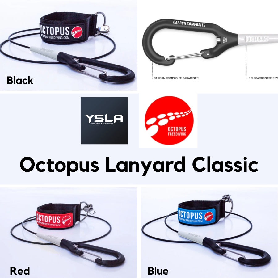 Octopus Lanyard Classic for Freediving 1.2 meter